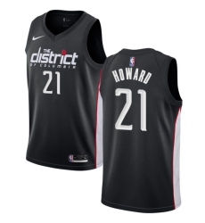 Youth Nike Washington Wizards #21 Dwight Howard Swingman Black NBA Jersey - City Edition
