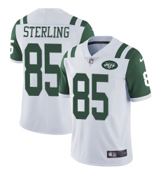 Youth Nike New York Jets #85 Neal Sterling White Vapor Untouchable Limited Player NFL Jersey