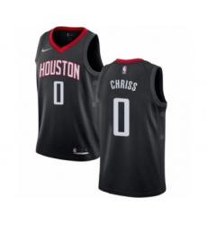 Women's Nike Houston Rockets #0 Marquese Chriss Swingman Black NBA Jersey Statement Edition