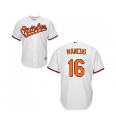 Youth Baltimore Orioles #16 Trey Mancini Replica White Home Cool Base Baseball Jersey