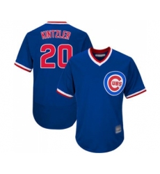 Men's Chicago Cubs #20 Brandon Kintzler Royal Blue Cooperstown Flexbase Authentic Collection Baseball Jersey