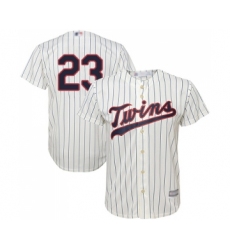 Men's Minnesota Twins #23 Nelson Cruz Replica Cream Alternate Cool Base Baseball Jersey