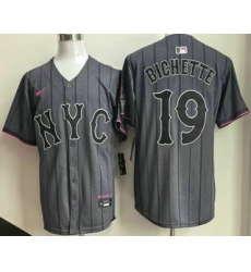 Men's New York Mets #19 Bo Bichette Gray City Connect Limited Jersey