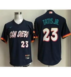 Youth San Diego Padres #23 Fernando Tatis Jr Navy 2026 City Connect Stadium Jersey