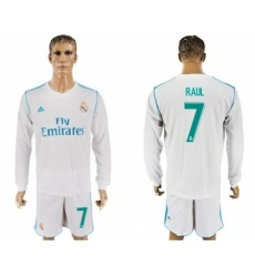 Atletico Madrid #19 Diego Costa Home Long Sleeves Soccer Club Jersey