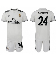 Atletico Madrid #22 Nico Gaitan Home Long Sleeves Soccer Club Jersey