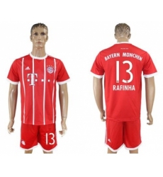 Bayern Munchen #13 Rafinha Home Soccer Club Jersey