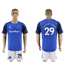 Everton #29 Calvert-Lewin Home Soccer Club Jersey