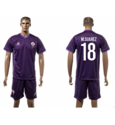 Florence #18 M.Suarez Home Soccer Club Jersey