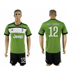 Juventus #12 Alex Sandro SEC Away Soccer Club Jersey