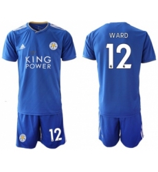 Leicester City #12 Ward Home Soccer Club Jersey