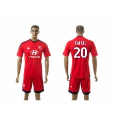 Lyon #20 Rafael Away Soccer Club Jersey