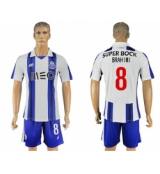 Oporto #8 Brahimi Home Soccer Club Jersey