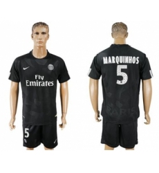 Paris Saint-Germain #5 Marquinhos Sec Away Soccer Club Jersey
