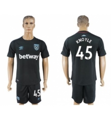 West Ham United #45 Knoyle Away Soccer Club Jersey