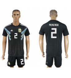 Argentina #2 Mercado Away Soccer Country Jersey