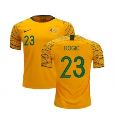 Australia #23 Rogic Home Soccer Country Jersey