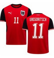 Men 11 Austria Michael Gregoritsch World Cup Away Replica Jersey 1