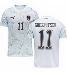 Men 11 Austria Michael Gregoritsch World Cup Away Replica Jersey 2