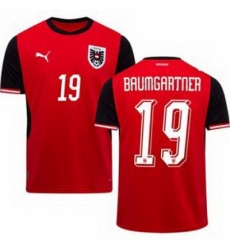 Men 19 Austria Christoph Baumgartner World Cup Away Replica Jersey 1