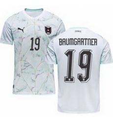Men 19 Austria Christoph Baumgartner World Cup Away Replica Jersey 2