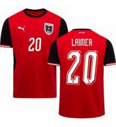 Men 20 Austria Konrad Laimer World Cup Away Replica Jersey 1