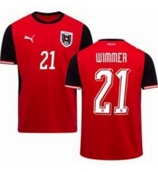 Men 21 Austria Patrick Wimmer World Cup Away Replica Jersey 1