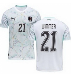 Men 21 Austria Patrick Wimmer World Cup Away Replica Jersey 2