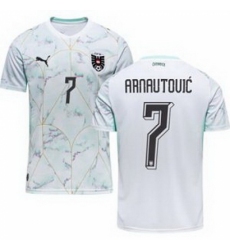 Men 7 Austria Marko Arnautovic World Cup Away Replica Jersey 2