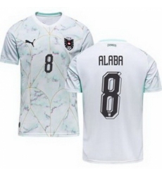 Men 8 Austria David Alaba World Cup Away Replica Jersey 2
