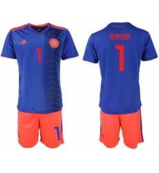Colombia #1 Ospina Away Soccer Country Jersey