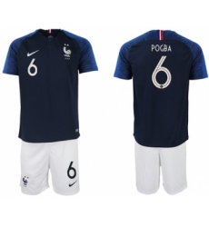 France #7 Ribery Home Long Sleeves Soccer Country Jersey