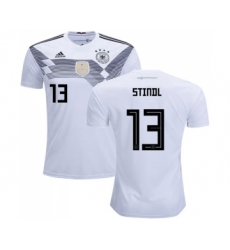 Germany #13 Stindl White Home Soccer Country Jersey