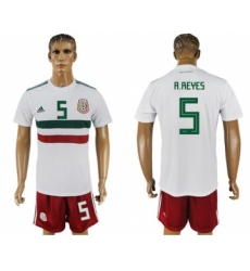 Mexico #5 A.Reyes Away Soccer Country Jersey