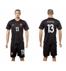 Portugal #13 Pereira SEC Away Soccer Country Jersey