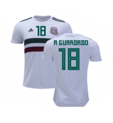 Mexico #18 A.Guardado Away Kid Soccer Country Jersey