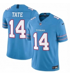 Men's Tennessee Titans #14 Carnell Tate Light Blue 2026 F.U.S.E. Vapor Limited Football Stitched Jersey