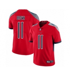 Youth Tennessee Titans #11 A.J. Brown Limited Red Inverted Legend Football Jersey