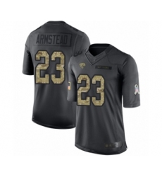 Men's Jacksonville Jaguars #23 Ryquell Armstead Limited Black 2016 Salute to Service Football Jersey