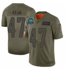 Youth Jacksonville Jaguars #47 Jake Ryan Limited Camo 2019 Salute to Service Football Jersey