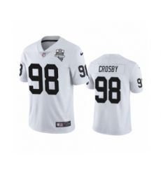 Youth Oakland Raiders #98 Maxx Crosby White 2020 Inaugural Season Vapor Limited Jersey