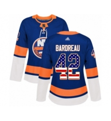 Women's New York Islanders #75 Samuel Bolduc Authentic Camo Veterans Day Practice Hockey Jersey
