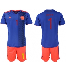 Colombia #1 Ospina Away Soccer Country Jersey1