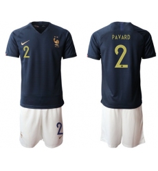 France #2 Pavard Home Soccer Country Jersey