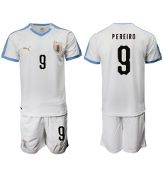 Uruguay #9 Pereiro Away Soccer Country Jersey