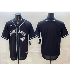 Men's Toronto Blue Jays Blank 2026 Fashion Replica Black Out Stitched Baseball Jersey