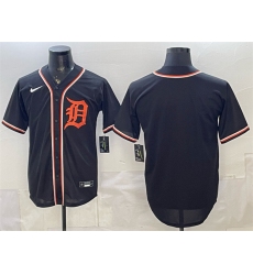 Men's Detroit Tigers Blank 2026 Fashion Replica Black Out Stitched Baseball Jersey