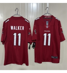 Men's Atlanta Falcons #11 Jalon Walker Red 2026 New Vapor Untouchable Limited Stitched Football Jersey