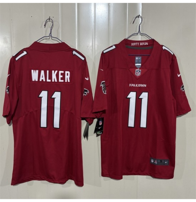 Men's Atlanta Falcons #11 Jalon Walker Red 2026 New Vapor Untouchable Limited Stitched Football Jersey