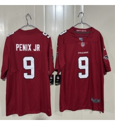 Men's Atlanta Falcons #9 Michael Penix Jr. Red 2026 New Vapor Untouchable Limited Stitched Football Jersey